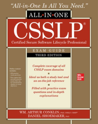 Cover image for 9781264258208 - CSSLP Certified Secure Software Lifecycle Professional All-in-One Exam Guide, Third Edition