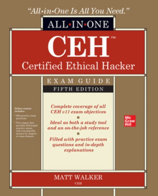 Cover image for 9781264269945 - CEH Certified Ethical Hacker All-in-One Exam Guide, Fifth Edition