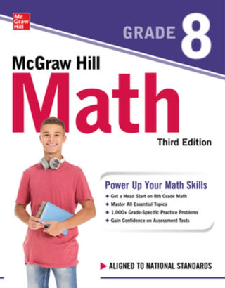 Cover image for 9781264285716 - McGraw Hill Math Grade 8, Third Edition
