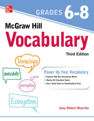 Cover image for 9781264585595 - McGraw Hill Vocabulary Grades 6-8, Third Edition
