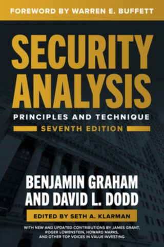 Cover image for 9781264932405 - Security Analysis, Seventh Edition: Principles and Techniques