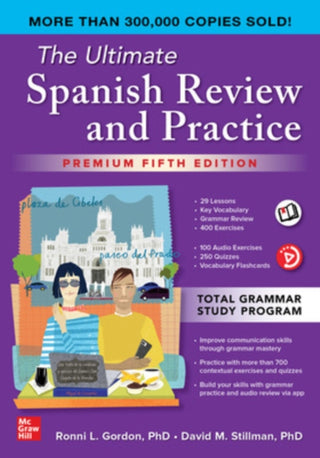 Cover image for 9781265394226 - The Ultimate Spanish Review and Practice, Premium Fifth Edition