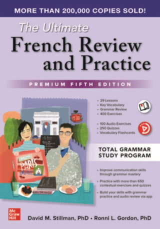 Cover image for 9781265405946 - The Ultimate French Review and Practice, Premium Fifth Edition