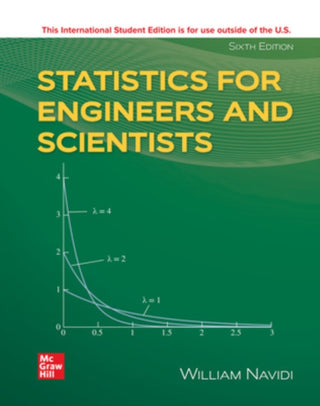 Cover image for 9781266115837 - Statistics for Engineers and Scientists ISE