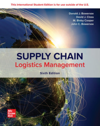 Cover image for 9781266134951 - Supply Chain Logistics Management ISE