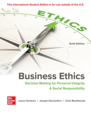 Cover image for 9781266256141 - Business Ethics ISE