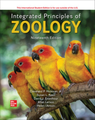Cover image for 9781266263293 - Integrated Principles of Zoology ISE