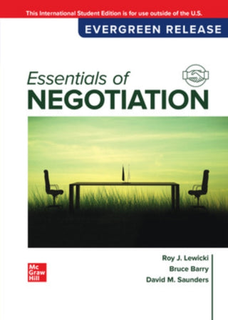 Cover image for 9781266913396 - Essentials of Negotiation: 2024 Release ISE