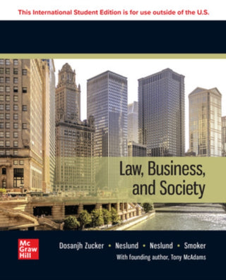 Cover image for 9781266950018 - Law, Business and Society: 2024 Release ISE