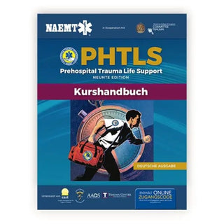 Cover image for 9781284198621 - German PHTLS & Course Manual: PHTLS: Prehospital Trauma Life Support (Präklinisches Trauma-Lebenserhaltung) & PHTLS-Kurshandbuch