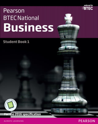 Cover image for 9781292126241 - BTEC Nationals Business Student Book 1 + Activebook