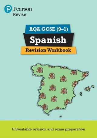 Cover image for 9781292131412 - Pearson REVISE AQA GCSE Spanish Revision Workbook: For 2025 and 2026 assessments and exams