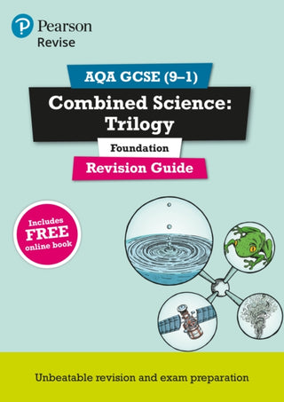 Cover image for 9781292131665 - Pearson REVISE AQA GCSE Combined Science Trilogy (Foundation) Revision Guide incl. online revision and quizzes - for 2026, 2027 exams