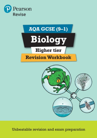 Cover image for 9781292135014 - Pearson REVISE AQA GCSE Biology (Higher) Revision Workbook - for 2026, 2027 exams