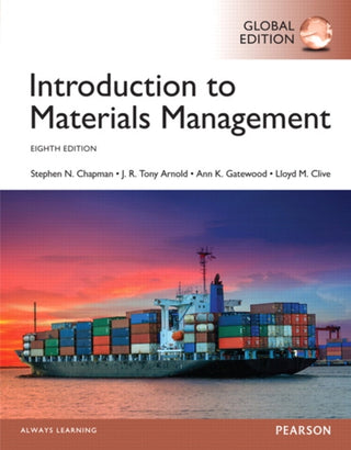 Cover image for 9781292162355 - Introduction to Materials Management, Global Edition