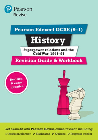 Cover image for 9781292169750 - Pearson REVISE Edexcel GCSE History Superpower relations and the Cold War Revision Guide incl. online revision and quizzes - for 2026, 2027 exams