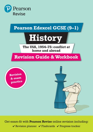 Supplemental image for 9781292169767 - Pearson REVISE Edexcel GCSE History The USA, 1954-75 conflict at home and abroad Revision Guide and Workbook incl. online revision - for 2026, 2027 exams