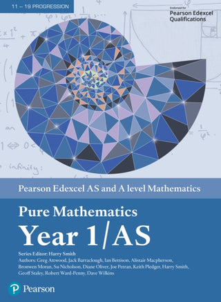 Supplemental image for 9781292183398 - Pearson Edexcel AS and A level Mathematics Pure Mathematics Year 1/AS Textbook + e-book