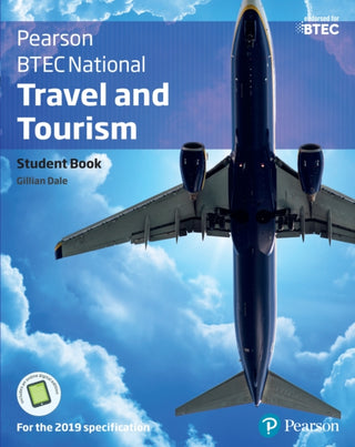 Cover image for 9781292187754 - BTEC Nationals Travel & Tourism Student Book + Activebook