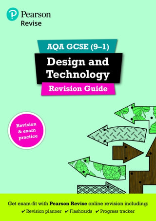 Cover image for 9781292191584 - Pearson REVISE AQA GCSE Design and Technology Revision Guide incl. online revision - for 2026, 2027 exams