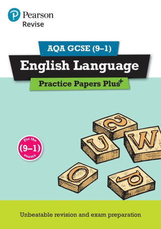 Cover image for 9781292213255 - Pearson REVISE AQA GCSE English Language Practice Papers Plus - for 2026, 2027 exams