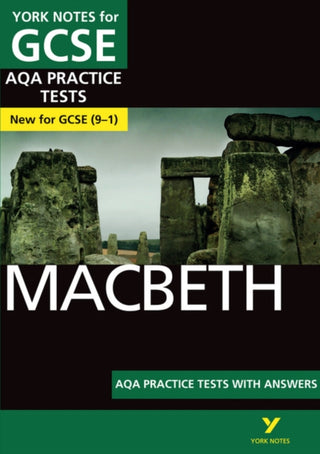 Cover image for 9781292236827 - Macbeth AQA Practice Tests York Notes GCSE - for 2026, 2027 exams