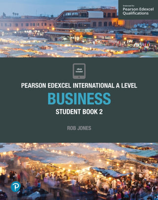 Cover image for 9781292239163 - Pearson Edexcel International A Level Business Student Book