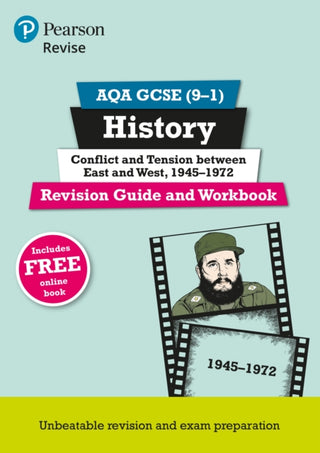 Cover image for 9781292242989 - Pearson REVISE AQA GCSE History Conflict and tension between East and West, 1945-1972 Revision Guide and Workbook incl. online revision and quizzes - for 2026, 2027 exams