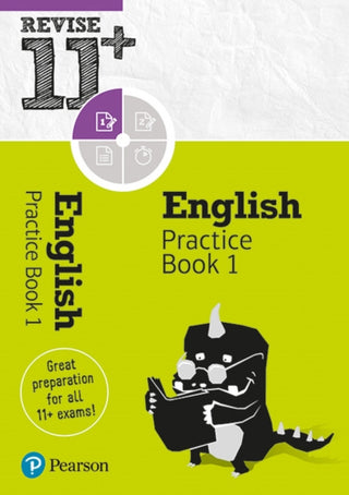 Cover image for 9781292246666 - Pearson REVISE 11+ English Practice Book 1 - for 2026, 2027 exams: Ages 8 - 10+ Years