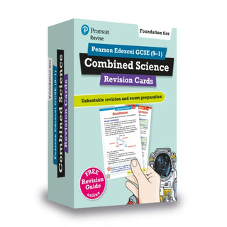 Cover image for 9781292257341 - Pearson REVISE Edexcel GCSE Combined Science (Foundation) Revision Cards - for 2026, 2027 exams