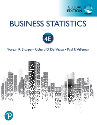 Cover image for 9781292269313 - Business Statistics, Global Edition