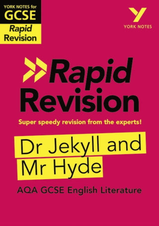 Cover image for 9781292270890 - York Notes RAPID AQA GCSE (Revision Guide) Jekyll and Hyde - for 2026, 2027 exams