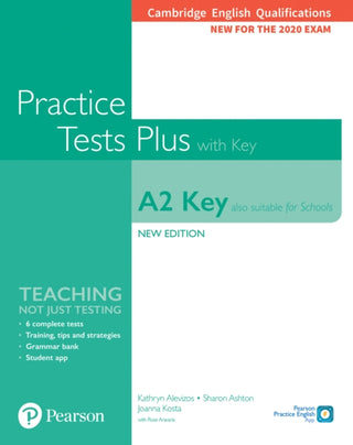 Cover image for 9781292271484 - Cambridge English Qualifications: A2 Key (Also suitable for Schools) Practice Tests Plus with key