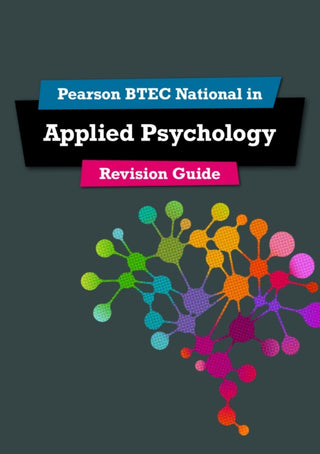 Cover image for 9781292272719 - Pearson REVISE BTEC National Applied Psychology Revision Guide inc online edition - for 2025 exams