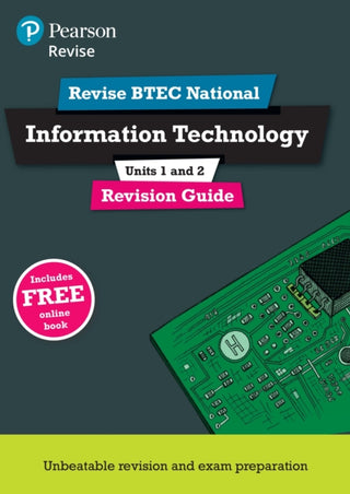 Cover image for 9781292299099 - Pearson REVISE BTEC National Information Technology Revision Guide 3rd revision incl. online revision - for 2026 exams
