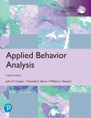Cover image for 9781292324630 - Applied Behavior Analysis, Global Edition