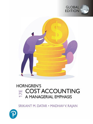 Cover image for 9781292363073 - Horngren's Cost Accounting, Global Edition