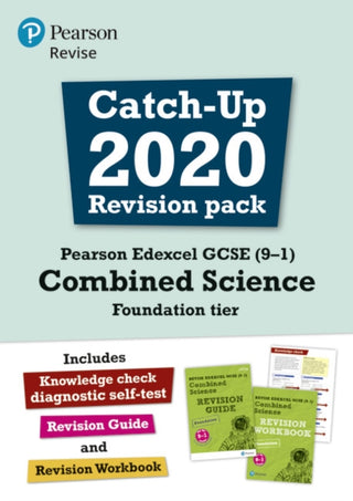Cover image for 9781292375182 - Pearson REVISE Edexcel GCSE Combined Science (Foundation) Revision Pack - for 2026, 2027 exams