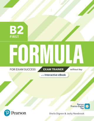 Cover image for 9781292391441 - Formula B2 First Exam Trainer without key & eBook
