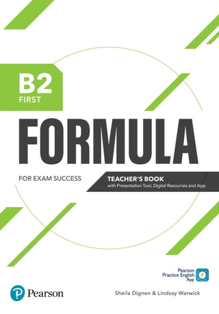 Cover image for 9781292391458 - Formula B2 First Teacher's Book & Teacher's Portal Access Code