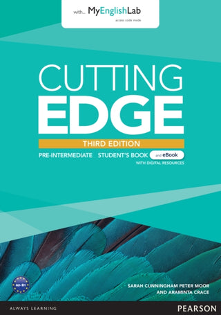 Cover image for 9781292394091 - Cutting Edge 3e Pre-intermediate Student's Book & eBook with Online Practice, Digital Resources