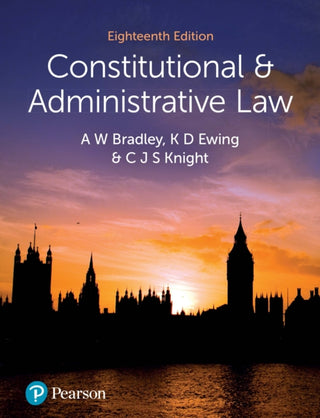 Supplemental image for 9781292402772 - Constitutional and Administrative Law