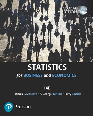 Cover image for 9781292413396 - Statistics for Business & Economics, Global Edition