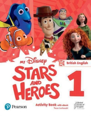 Cover image for 9781292417639 - My Disney Stars and Heroes British Edition Level 1 Activity Book with eBook