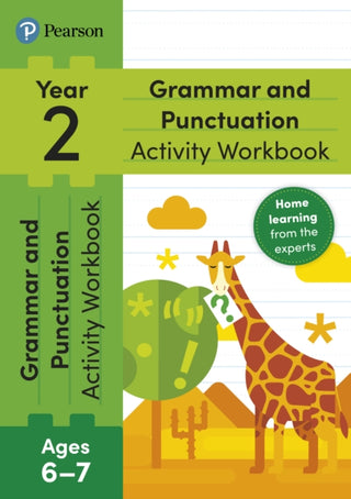 Cover image for 9781292424989 - Pearson Learn at Home Grammar & Punctuation Activity Workbook Year 2