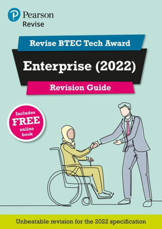 Cover image for 9781292436111 - Pearson REVISE BTEC 2022 Tech Award Enterprise Revision Guide inc online edition - for 2026, 2027 exams