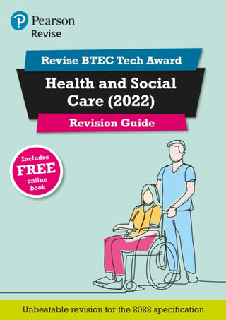 Supplemental image for 9781292436128 - Pearson REVISE BTEC 2022 Tech Award Health and Social Care Revision Guide inc online edition - for 2026, 2027 exams