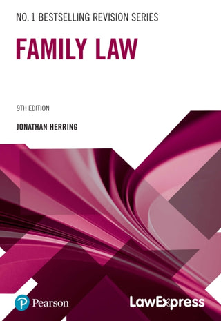Supplemental image for 9781292439303 - Law Express Revision Guide: Family Law