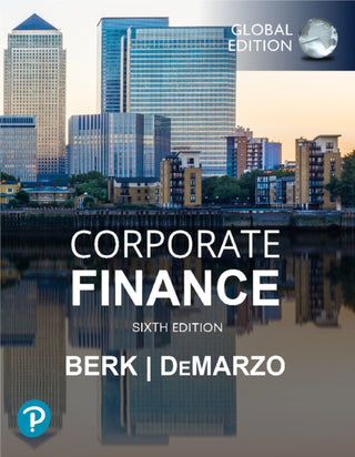 Cover image for 9781292446318 - Corporate Finance, Global Edition