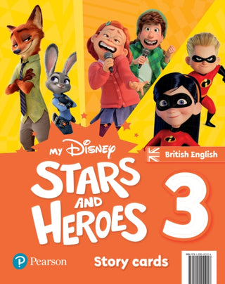 Cover image for 9781292451916 - My Disney Stars and Heroes British Edition Level 3 Story Cards